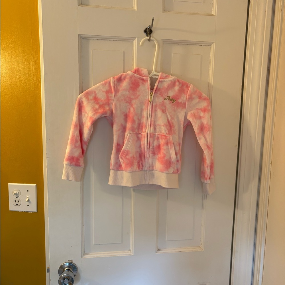 Juicy Couture Pink Tie-Dye Kids Hoodie
